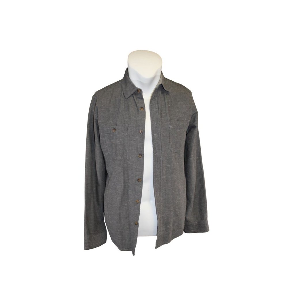 Aeropostale Polo long sleeved/(Size M)/ Gray /(100% cotton)